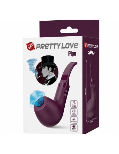 PRETTY LOVE PIPE STIMULATOR WITH 10 TAPPING SETTINGS PURPLE