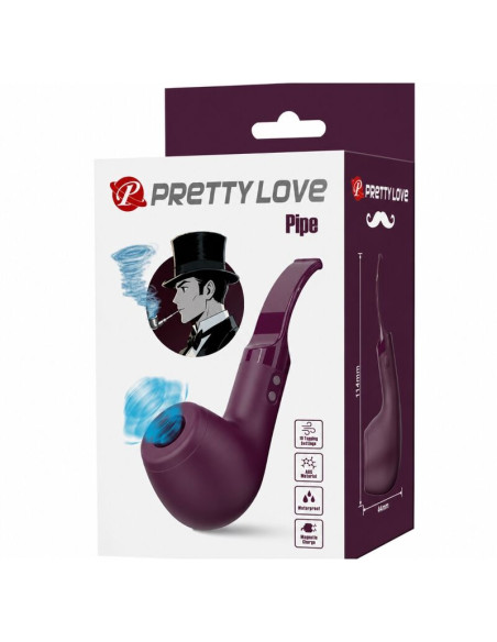 PRETTY LOVE PIPE STIMULATOR WITH 10 TAPPING SETTINGS PURPLE