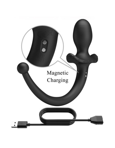 PRETTY LOVE ANTHONY APP CONTROL ANAL AND PERINEUM VIBRATOR BLACK