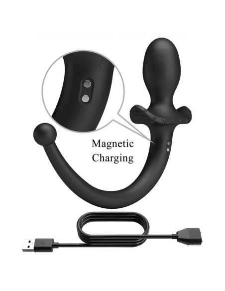 PRETTY LOVE ANTHONY APP CONTROL ANAL AND PERINEUM VIBRATOR BLACK