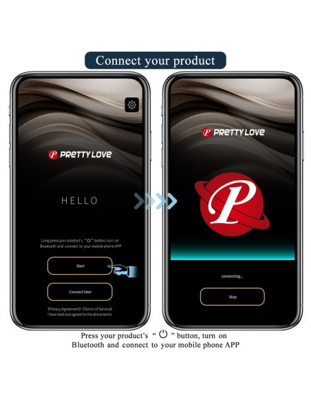 PRETTY LOVE ANTHONY APP CONTROL ANAL AND PERINEUM VIBRATOR BLACK