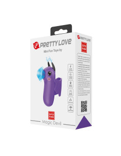 PRETTY LOVE MAGIC DEVIL PURPLE RECHARGEABLE FINGER STIMULATOR 2