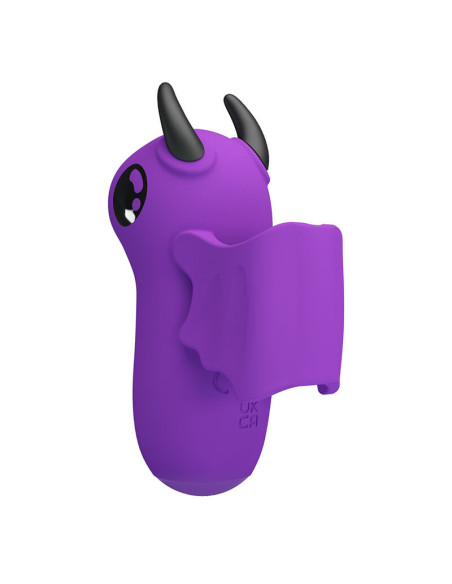 PRETTY LOVE MAGIC DEVIL PURPLE RECHARGEABLE FINGER STIMULATOR