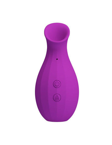 PRETTY LOVE MAGIC BOTTLE RECHARGEABLE CLITORAL SUCTION STIMULATOR PURPLE