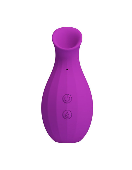 PRETTY LOVE MAGIC BOTTLE RECHARGEABLE CLITORAL SUCTION STIMULATOR PURPLE