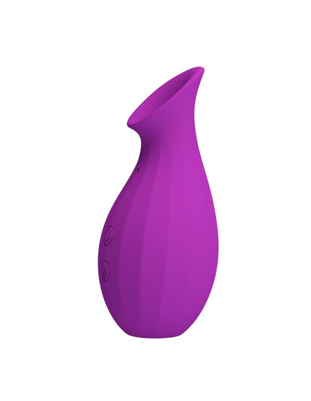PRETTY LOVE MAGIC BOTTLE RECHARGEABLE CLITORAL SUCTION STIMULATOR PURPLE