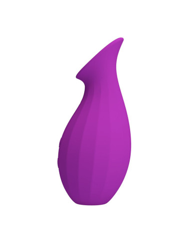 PRETTY LOVE MAGIC BOTTLE RECHARGEABLE CLITORAL SUCTION STIMULATOR PURPLE