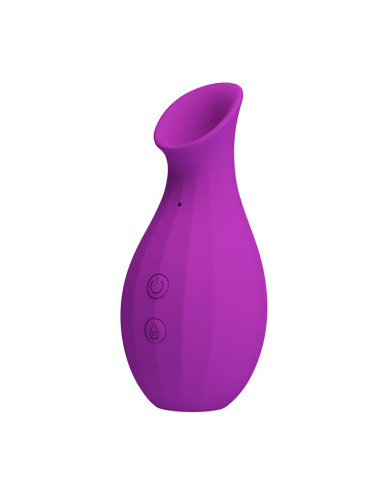 PRETTY LOVE MAGIC BOTTLE RECHARGEABLE CLITORAL SUCTION STIMULATOR PURPLE