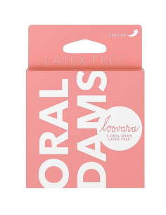 LOOVARA ORAL DAMS LATEX FREE ORAL BARRIERS 3 PCS
