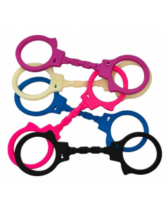 DIABLO PICANTE SILICONE HANDCUFFS MAUVE 2