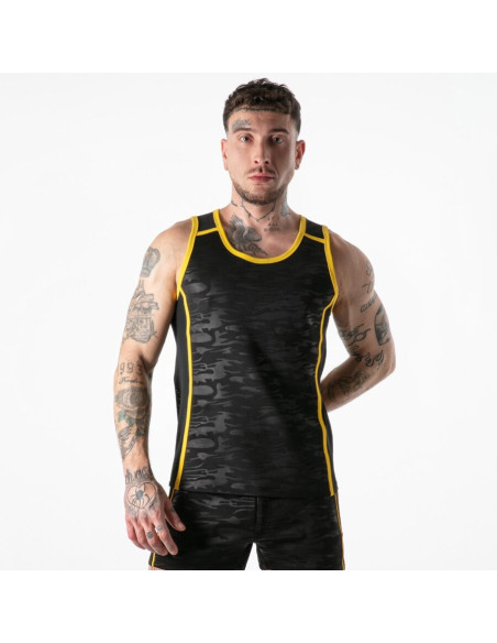 LOCKER GEAR FULL MILITARY ACCESS TANKTOP YELLOW S