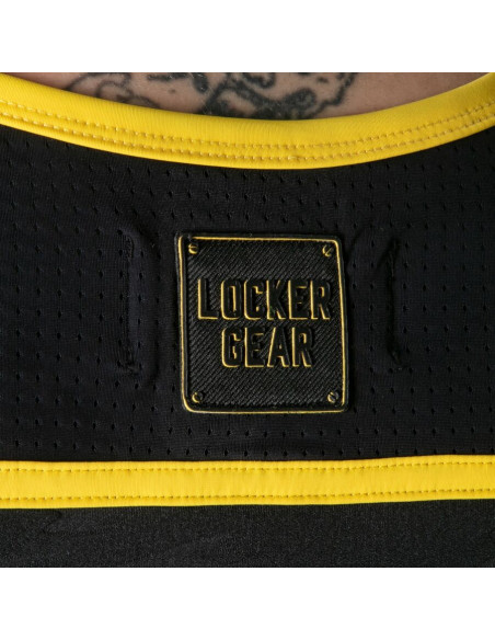 LOCKER GEAR FULL MILITARY ACCESS TANKTOP YELLOW M