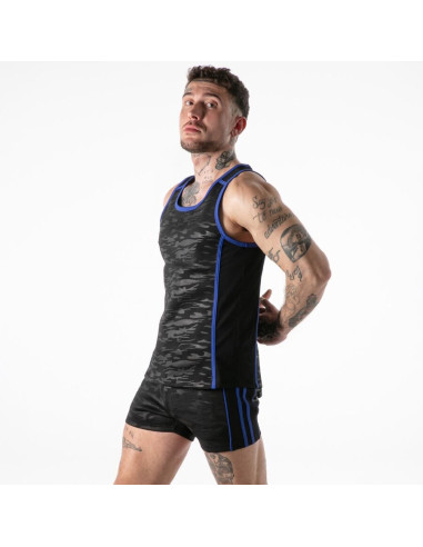 LOCKER GEAR FULL MILITARY ACCESS TANKTOP BLUE S