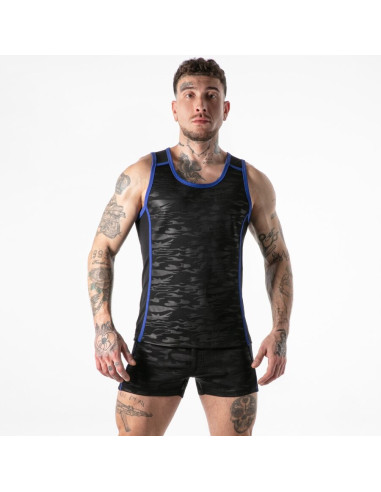 LOCKER GEAR FULL MILITARY ACCESS TANKTOP BLUE S