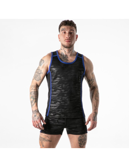 LOCKER GEAR FULL MILITARY ACCESS TANKTOP BLUE S