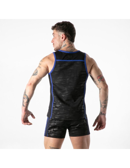 LOCKER GEAR FULL MILITARY ACCESS TANKTOP BLUE S
