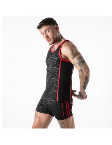 LOCKER GEAR FULL MILITARY ACCESS TANKTOP RED S