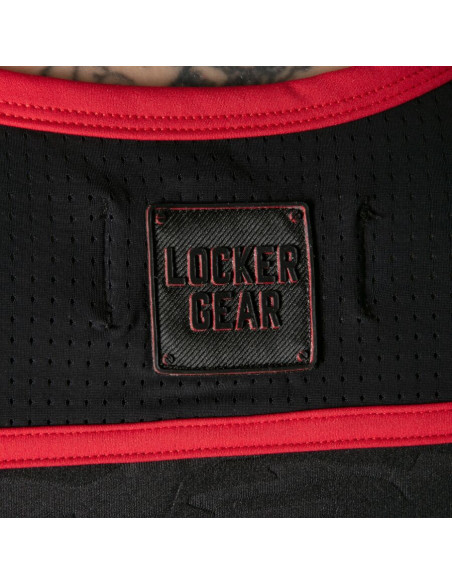 LOCKER GEAR FULL MILITARY ACCESS TANKTOP RED S
