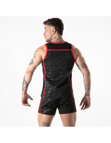 LOCKER GEAR FULL MILITARY ACCESS TANKTOP RED S