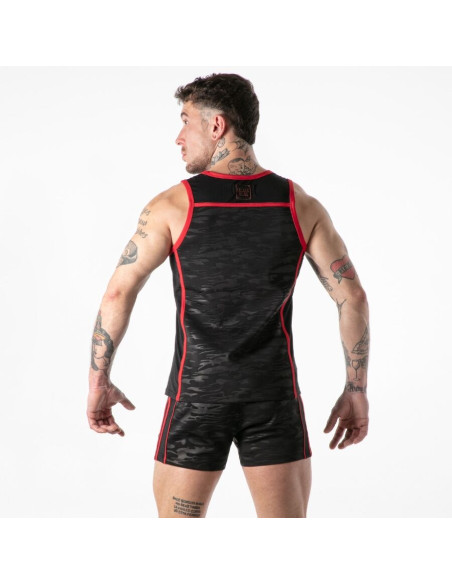 LOCKER GEAR FULL MILITARY ACCESS TANKTOP RED S