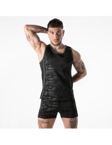 LOCKER GEAR FULL MILITARY ACCESS TANKTOP BLACK S
