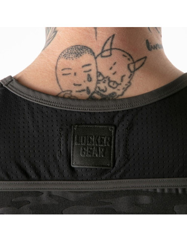 LOCKER GEAR FULL MILITARY ACCESS TANKTOP BLACK S