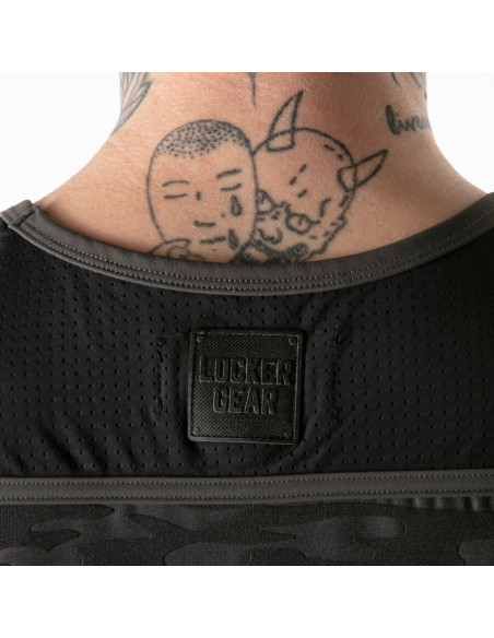 LOCKER GEAR FULL MILITARY ACCESS TANKTOP BLACK S