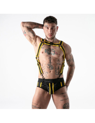 LOCKER GEAR FULL MILITARY ACCESS HARNESS YELLOW L XL