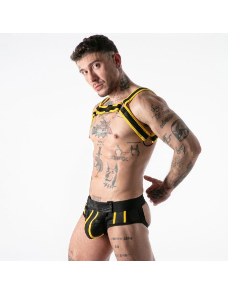 LOCKER GEAR FULL MILITARY ACCESS HARNESS YELLOW L XL