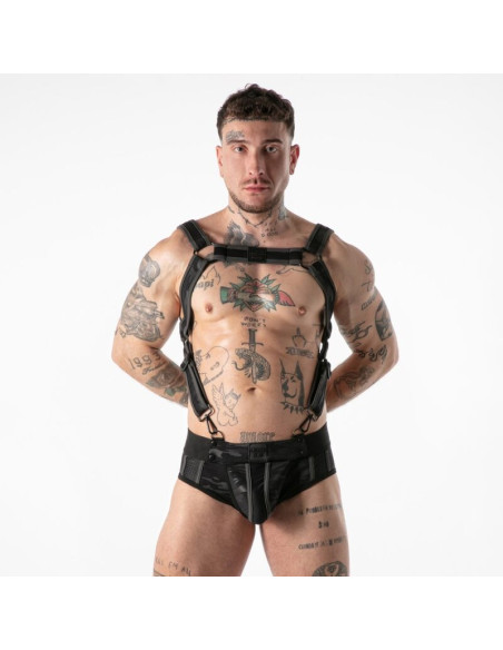 LOCKER GEAR FULL MILITARY ACCESS HARNESS BLACK S M