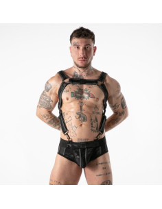 LOCKER GEAR FULL MILITARY ACCESS HARNESS BLACK L XL