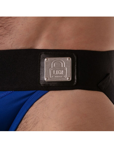 LOCKER GEAR WIDE WAISTBAND JOCKSTRAP BLUE S