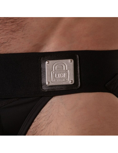 LOCKER GEAR WIDE WAISTBAND JOCKSTRAP BLACK S