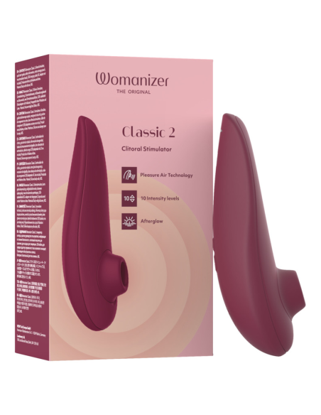WOMANIZER CLASSIC 2 CLITORAL STIMULATOR BORDEAUX