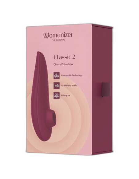 WOMANIZER CLASSIC 2 CLITORAL STIMULATOR BORDEAUX
