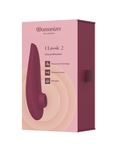 WOMANIZER CLASSIC 2 CLITORAL STIMULATOR BORDEAUX