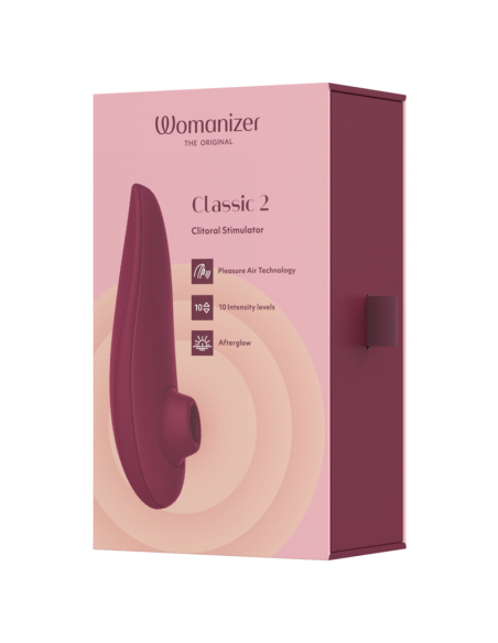 WOMANIZER CLASSIC 2 CLITORAL STIMULATOR BORDEAUX