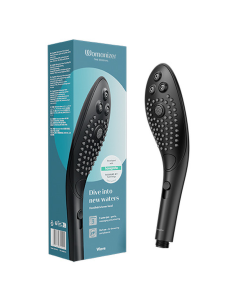 WOMANIZER WAVE CLITORAL STIMULATING SHOWER HEAD BLACK