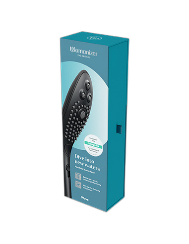 WOMANIZER WAVE CLITORAL STIMULATING SHOWER HEAD BLACK