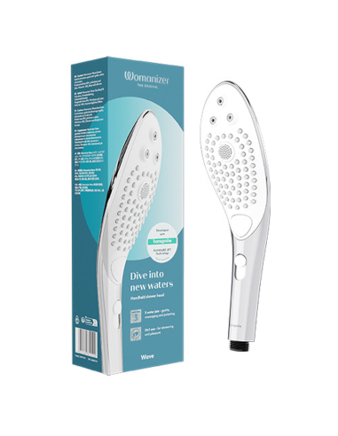 WOMANIZER WAVE CLITORAL STIMULATING SHOWER HEAD CHROME