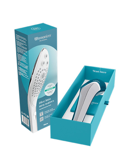 WOMANIZER WAVE CLITORAL STIMULATING SHOWER HEAD CHROME