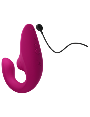 WOMANIZER BLEND RABBIT VIBRATOR STIMULATOR VIBRANT PINK