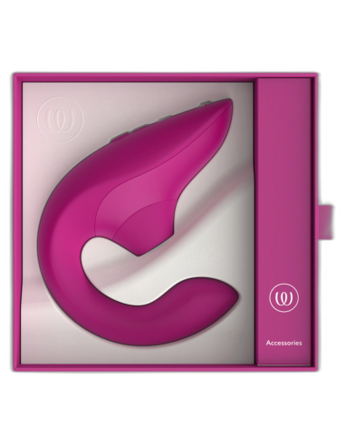 WOMANIZER BLEND RABBIT VIBRATOR STIMULATOR VIBRANT PINK