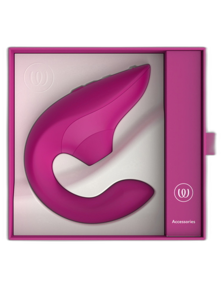 WOMANIZER BLEND RABBIT VIBRATOR STIMULATOR VIBRANT PINK