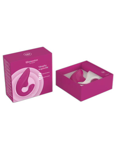 WOMANIZER BLEND RABBIT VIBRATOR STIMULATOR VIBRANT PINK