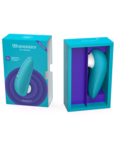 WOMANIZER STARLET 3 CLITORAL STIMULATOR TURQUOISE