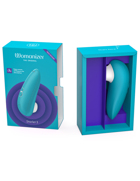 WOMANIZER STARLET 3 CLITORAL STIMULATOR TURQUOISE