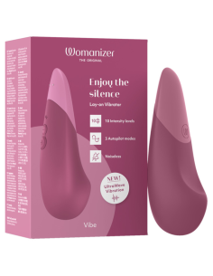 WOMANIZER VIBE LAY ON SILENT VIBRATOR DUSKY PINK