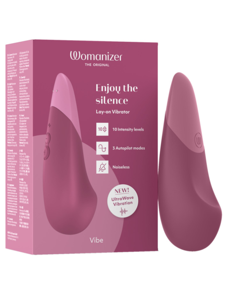 WOMANIZER VIBE LAY ON SILENT VIBRATOR DUSKY PINK