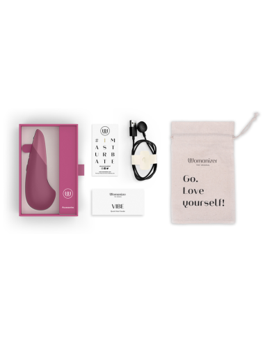 WOMANIZER VIBE LAY ON SILENT VIBRATOR DUSKY PINK